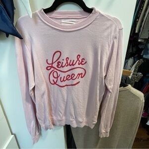 𝅺leisure Queen sweatshirt